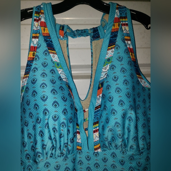 Plus Bra Size 38DDD Lane Bryant Plunging Neckline One Piece Swimsuit Swim New - Picture 3 of 6